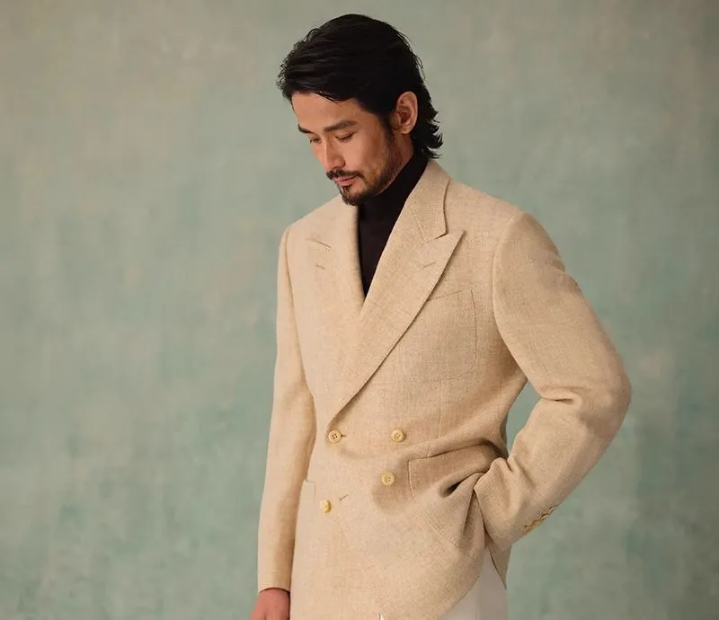 1930s Wool Double-Breasted Suit Jacket