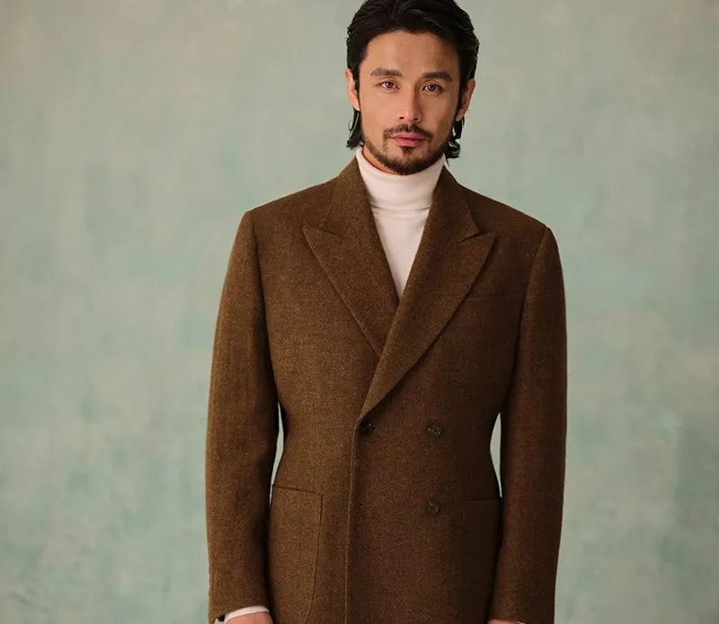 1930s Wool Double-Breasted Suit Jacket