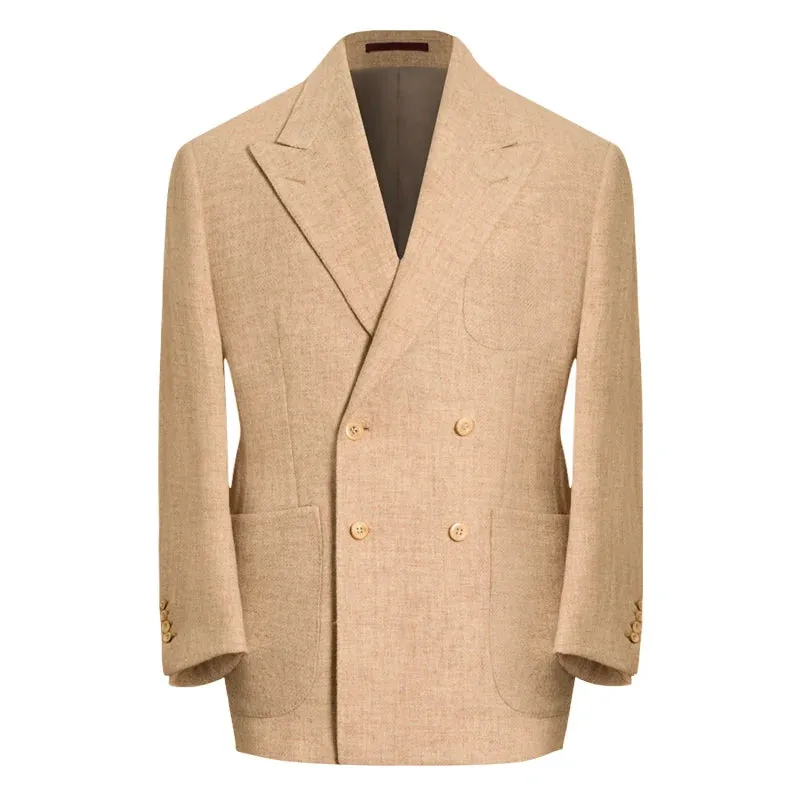 1930s Wool Double-Breasted Suit Jacket