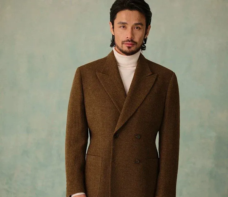 1930s Wool Double-Breasted Suit Jacket
