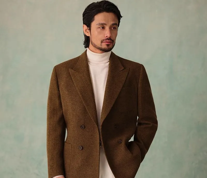 1930s Wool Double-Breasted Suit Jacket