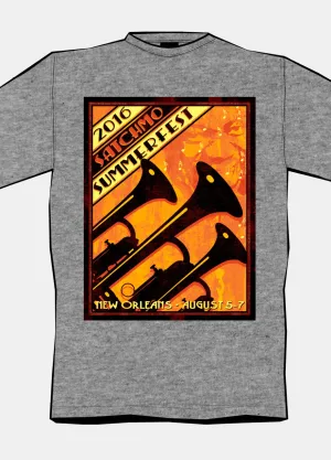 2016 Satchmo SummerFest Lineup Tee