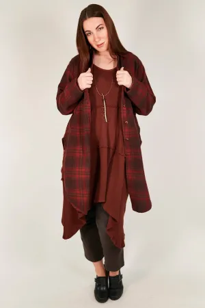2289 Kinna Plaid Shirt/Jacket- Russet