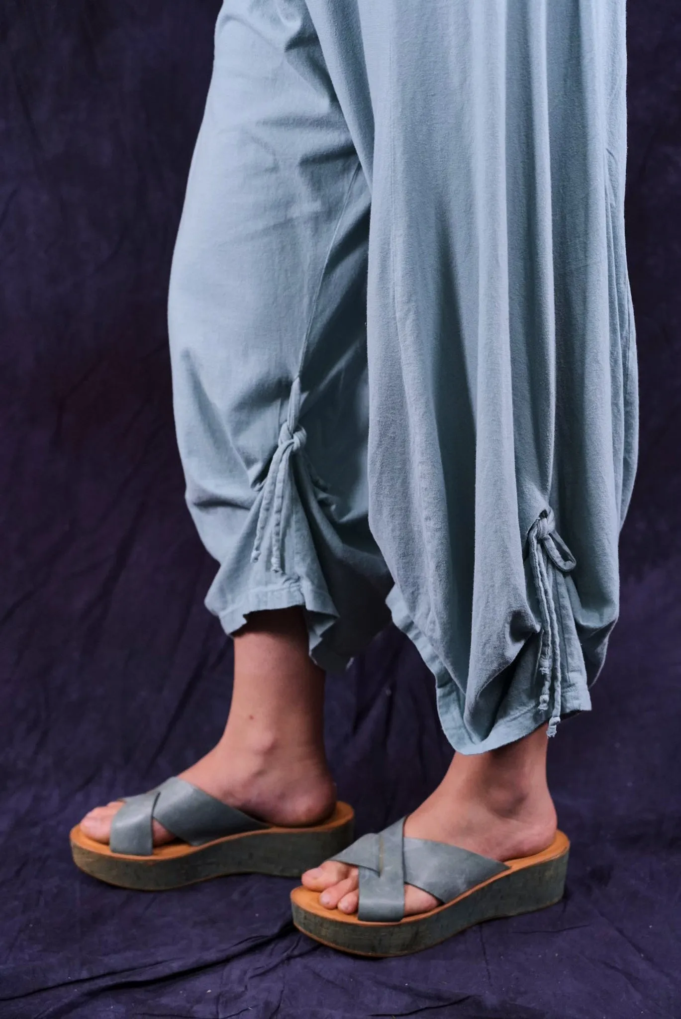3142-2 Crop Billow Pant Early Sky