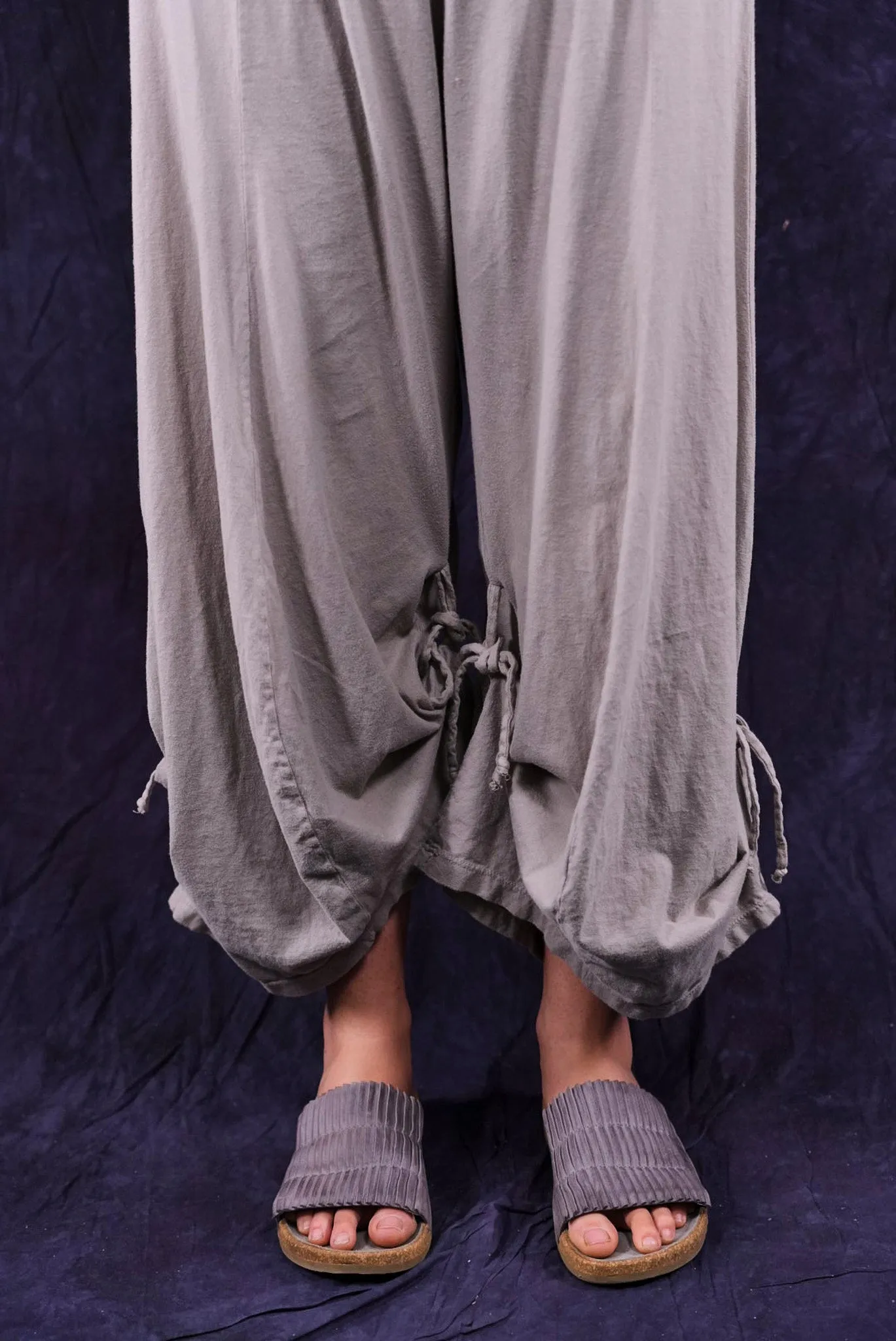 3142-2 Crop Billow Pant Moon Rock