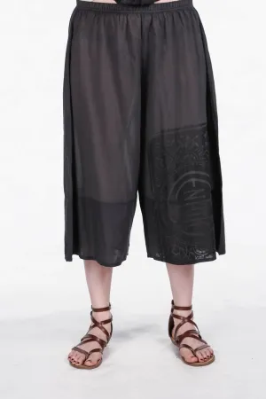 3286 Striped Crop Pant Soft Black-P