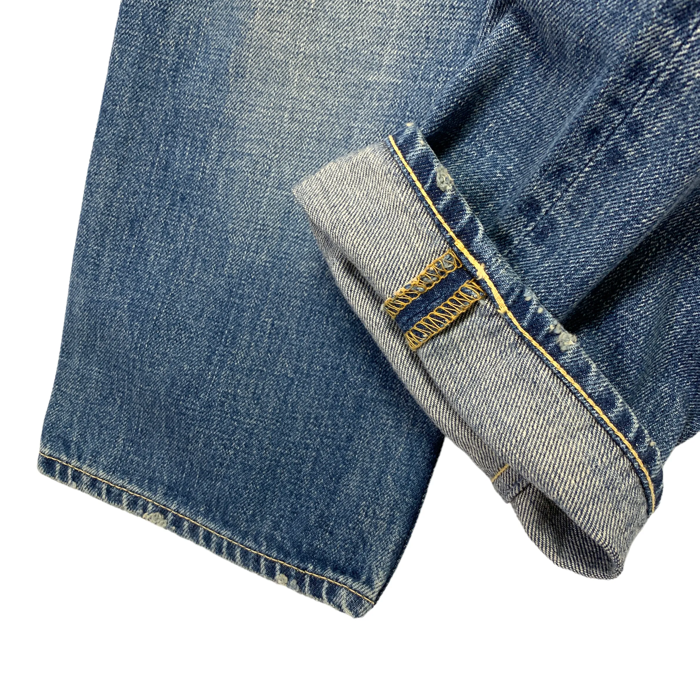 [32W 30L] Visvim Social Sculpture 03 D6 Distressed Denim Jeans