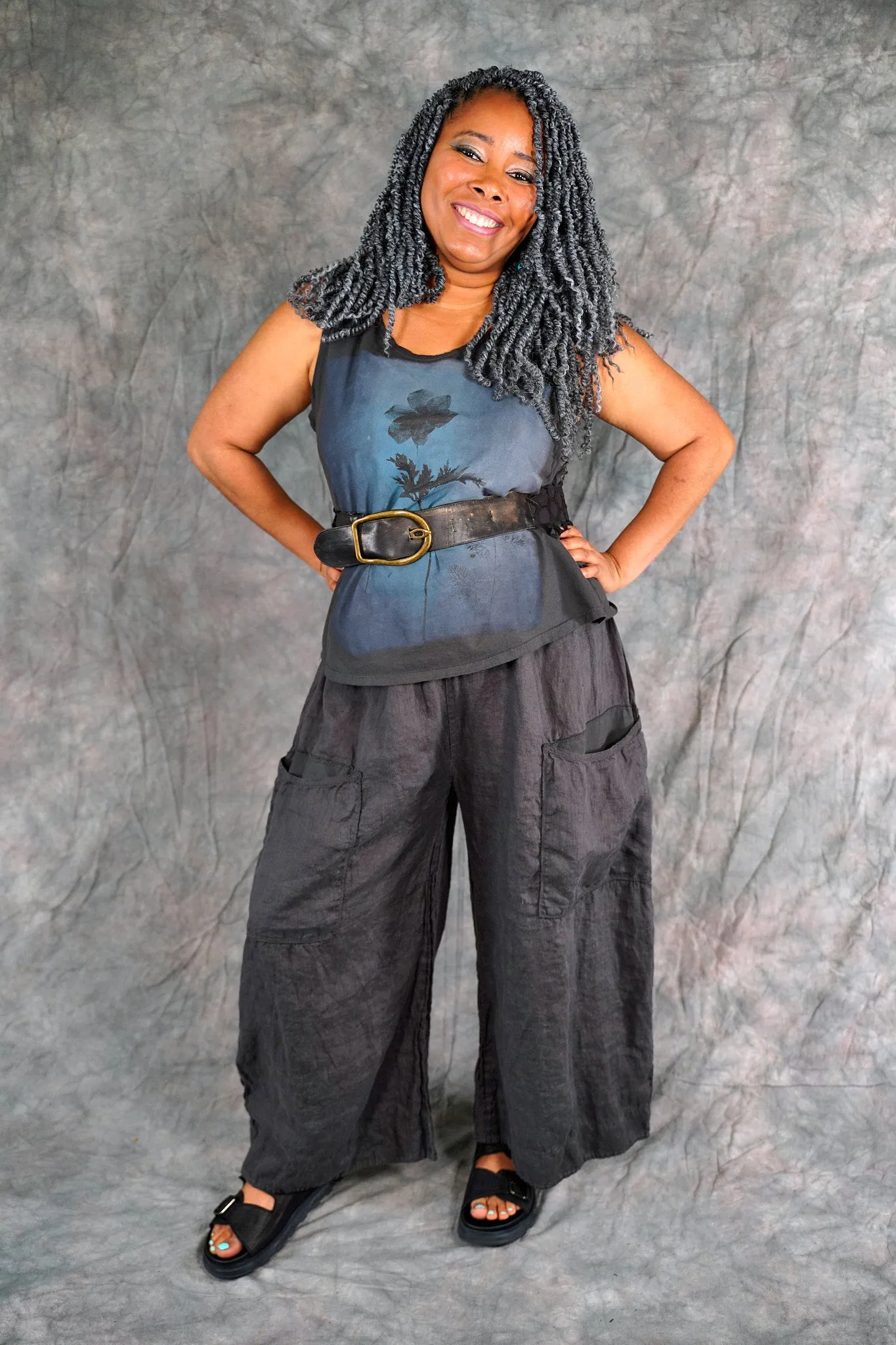 3346 Pigment Pant Faded Iron
