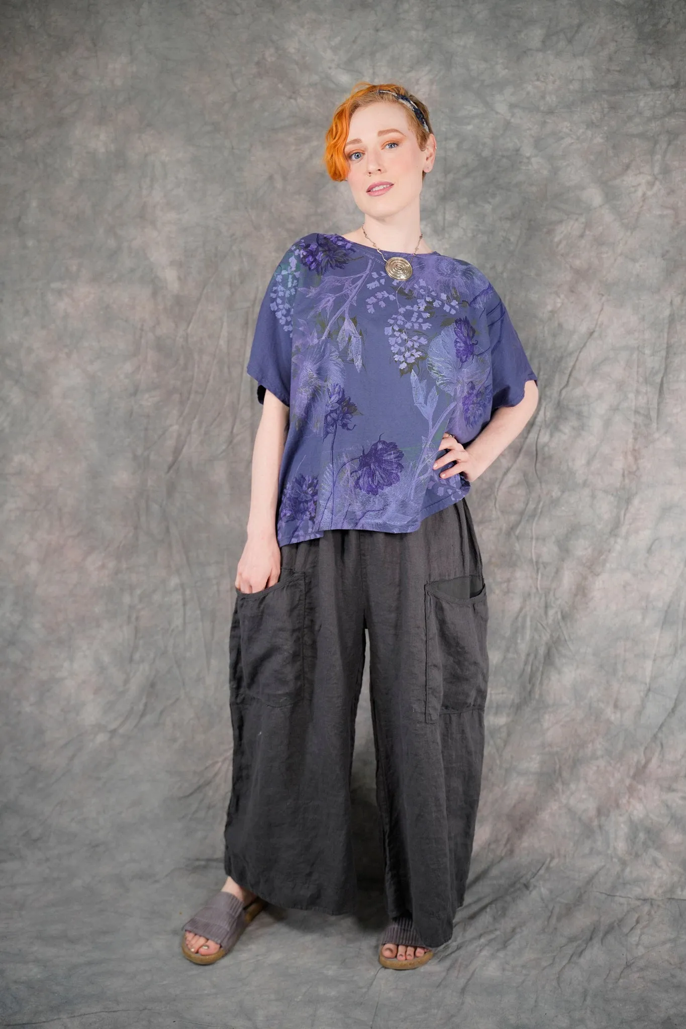 3346 Pigment Pant Faded Iron