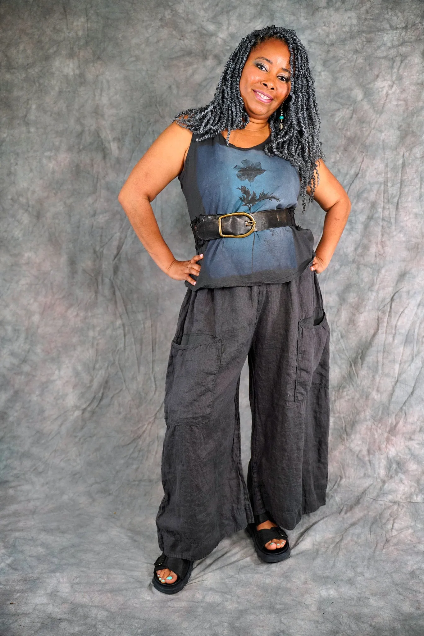 3346 Pigment Pant Faded Iron