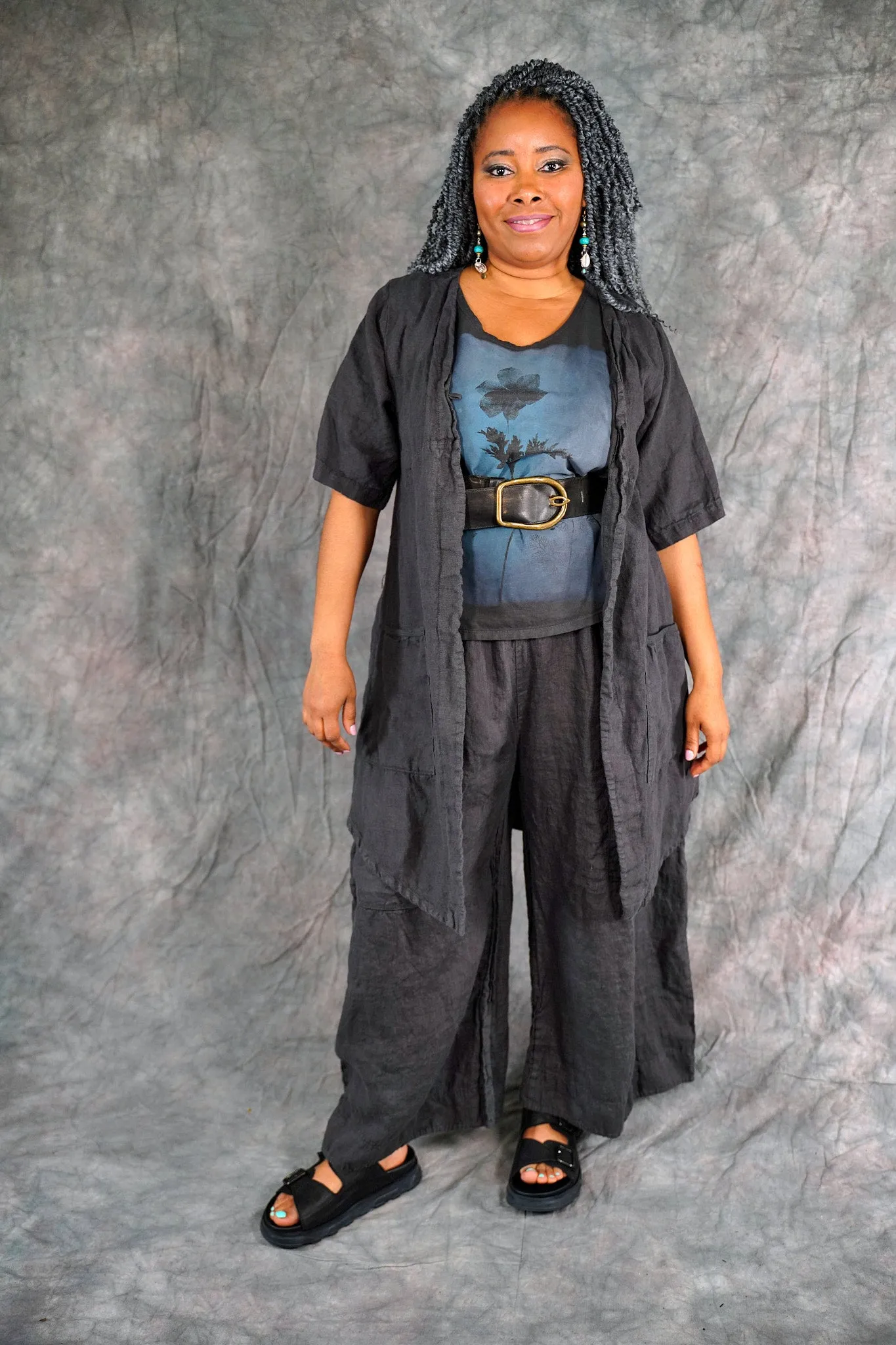 3346 Pigment Pant Faded Iron