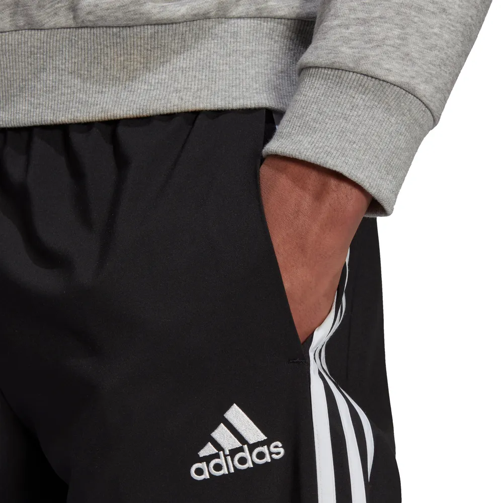 Adidas Mens Aeroready Essential Elastic Cuff 3-Stripe Pants