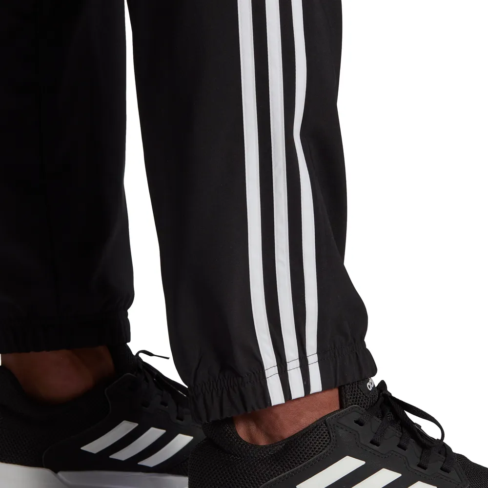 Adidas Mens Aeroready Essential Elastic Cuff 3-Stripe Pants