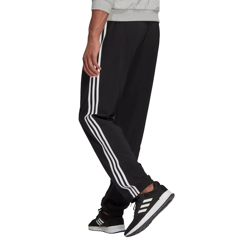 Adidas Mens Aeroready Essential Elastic Cuff 3-Stripe Pants