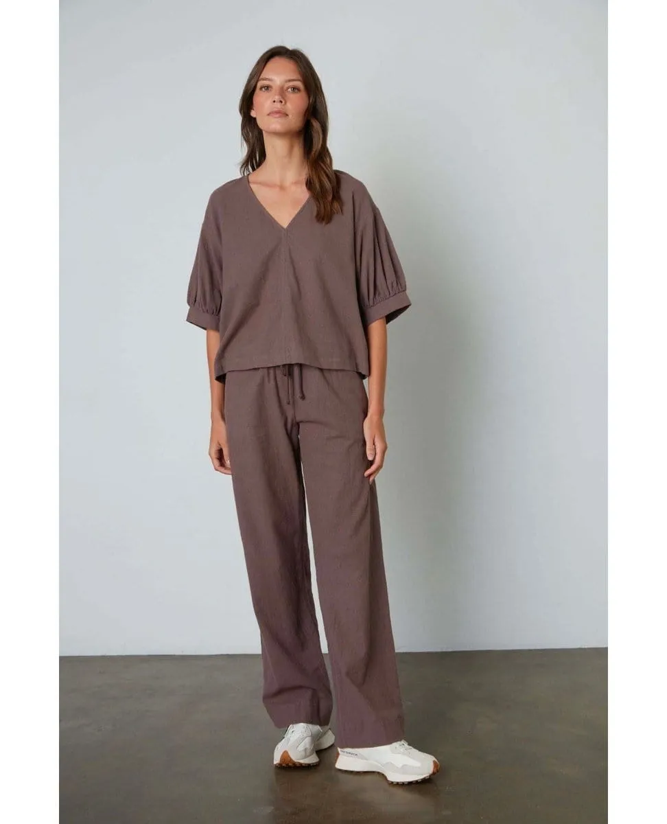 Allister Wide Leg Tie Pant Roast