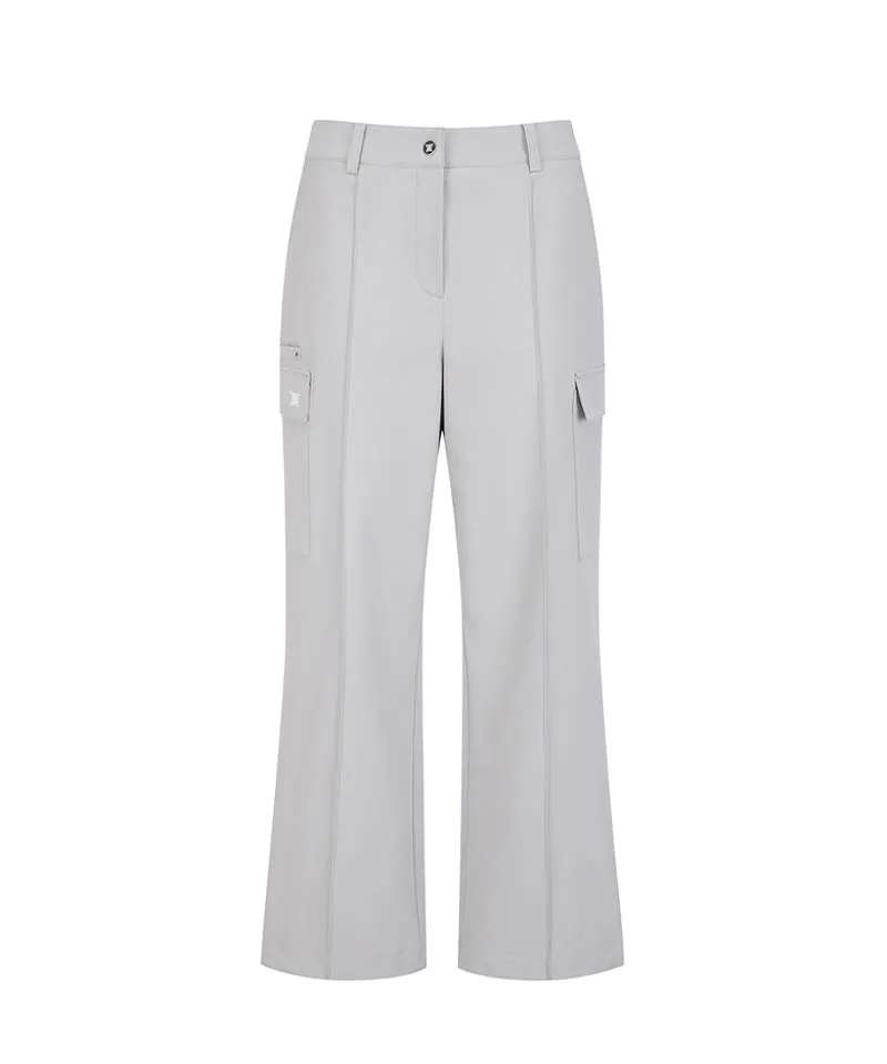 ANEW Golf Women's SP Semi Wide Pants - Light Gray