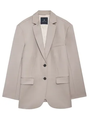 Anine Bing Quinn Blazer in Taupe