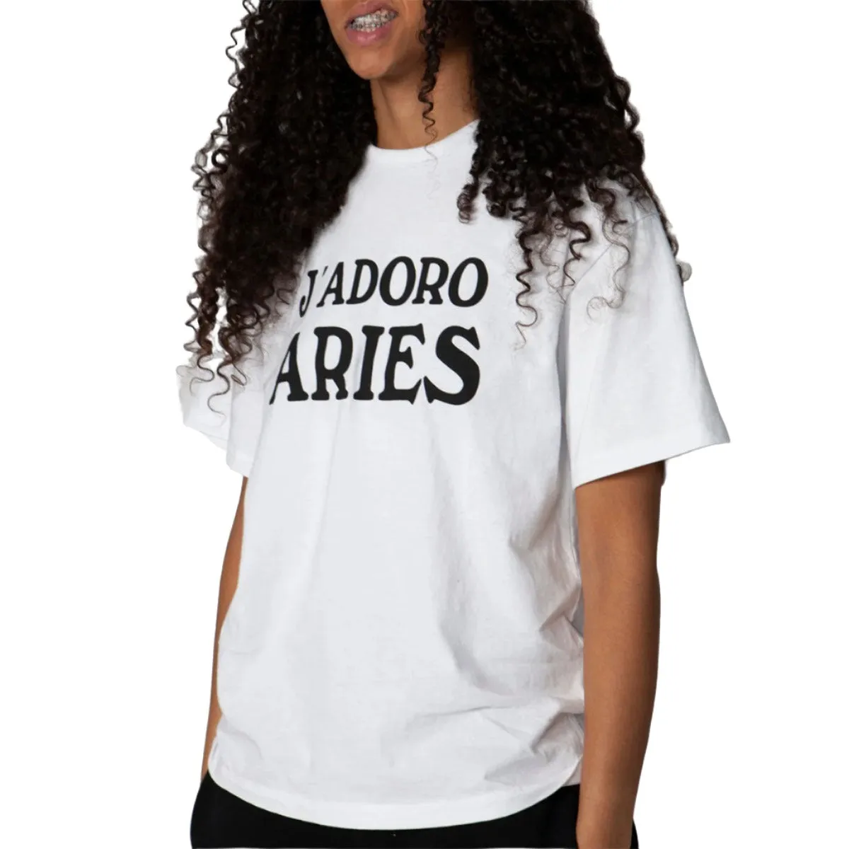 Aries J'Adoro Aries SS Tee White