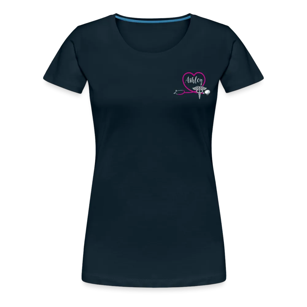 Ashley Emergency Nurse Flag Women's Premium T-Shirt