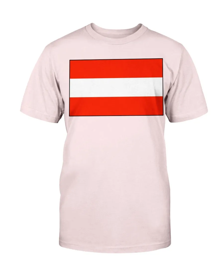 Austria Flag Gildan Cotton T-Shirt