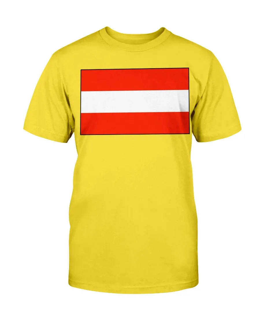Austria Flag Gildan Cotton T-Shirt