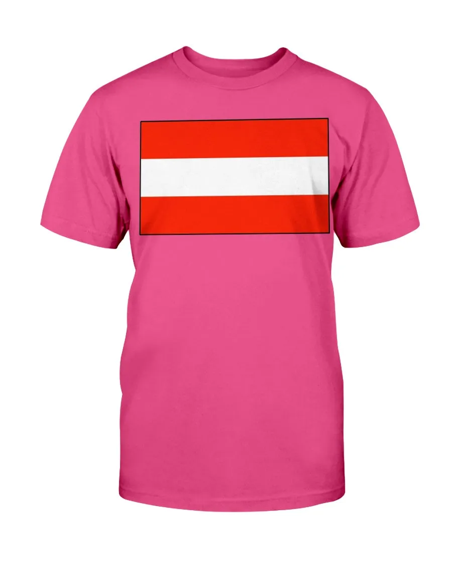 Austria Flag Gildan Cotton T-Shirt