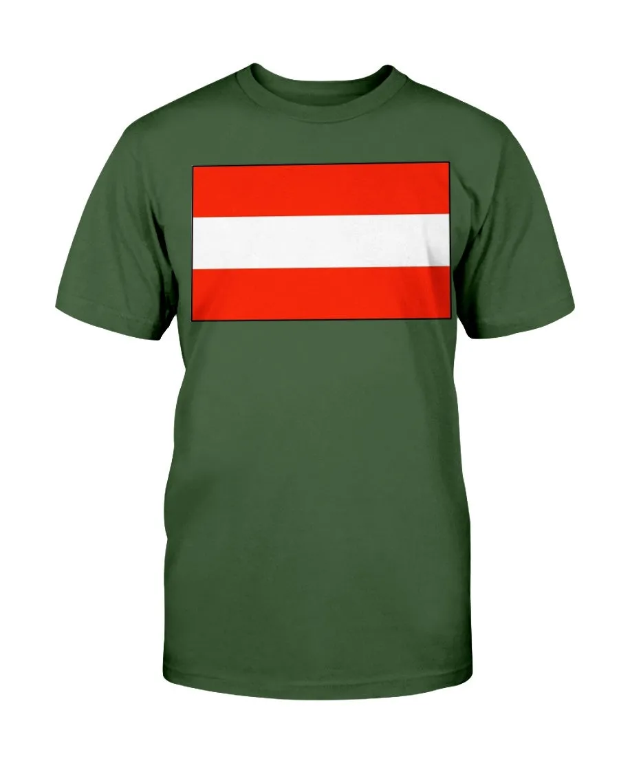 Austria Flag Gildan Cotton T-Shirt