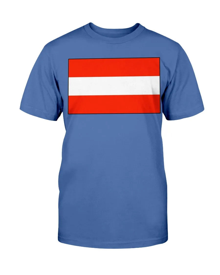Austria Flag Gildan Cotton T-Shirt