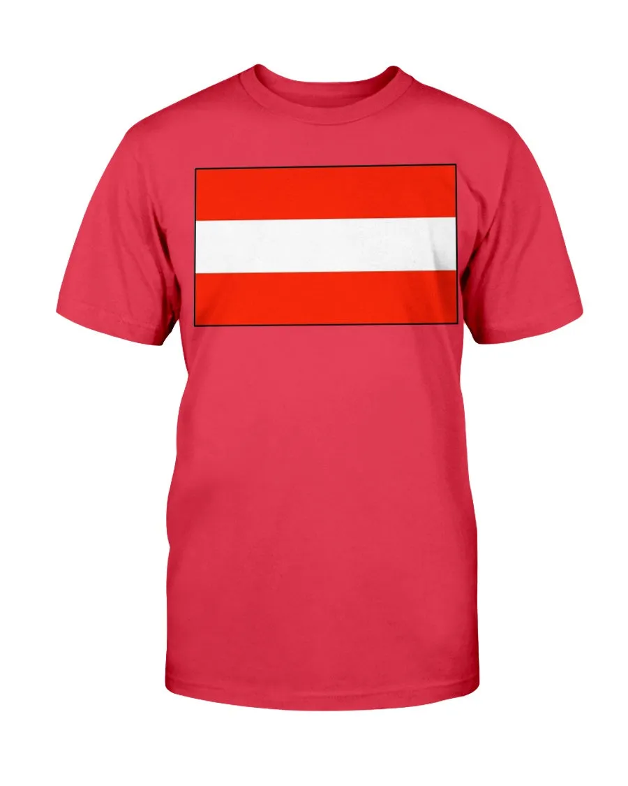 Austria Flag Gildan Cotton T-Shirt
