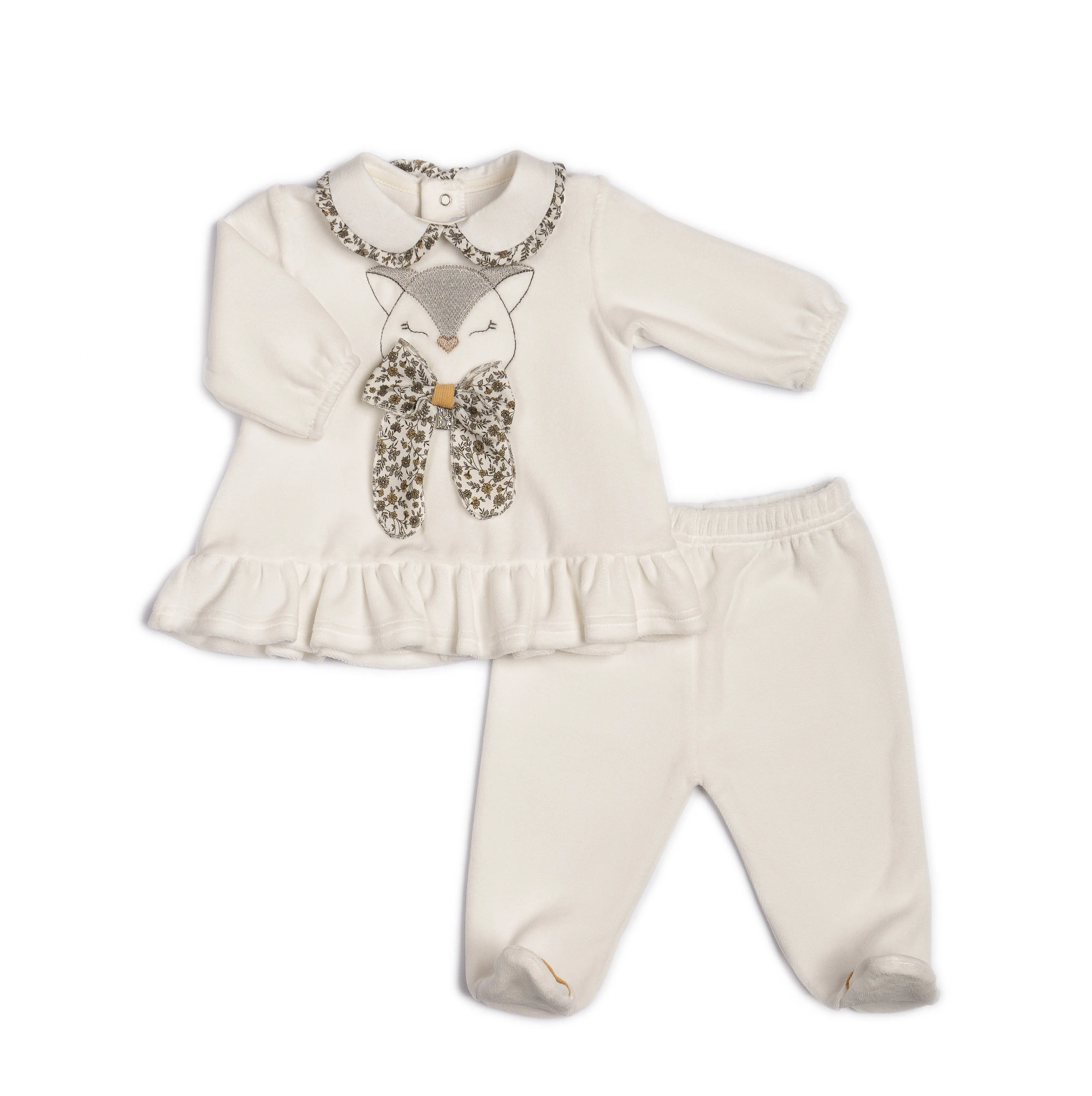 Barcellino Owl 2-Piece Set - Ivory
