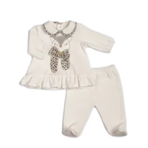 Barcellino Owl 2-Piece Set - Ivory