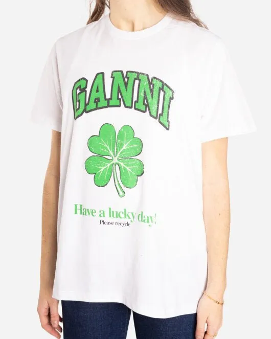 Basic Cotton Jersey - Lucky Day - Bright White