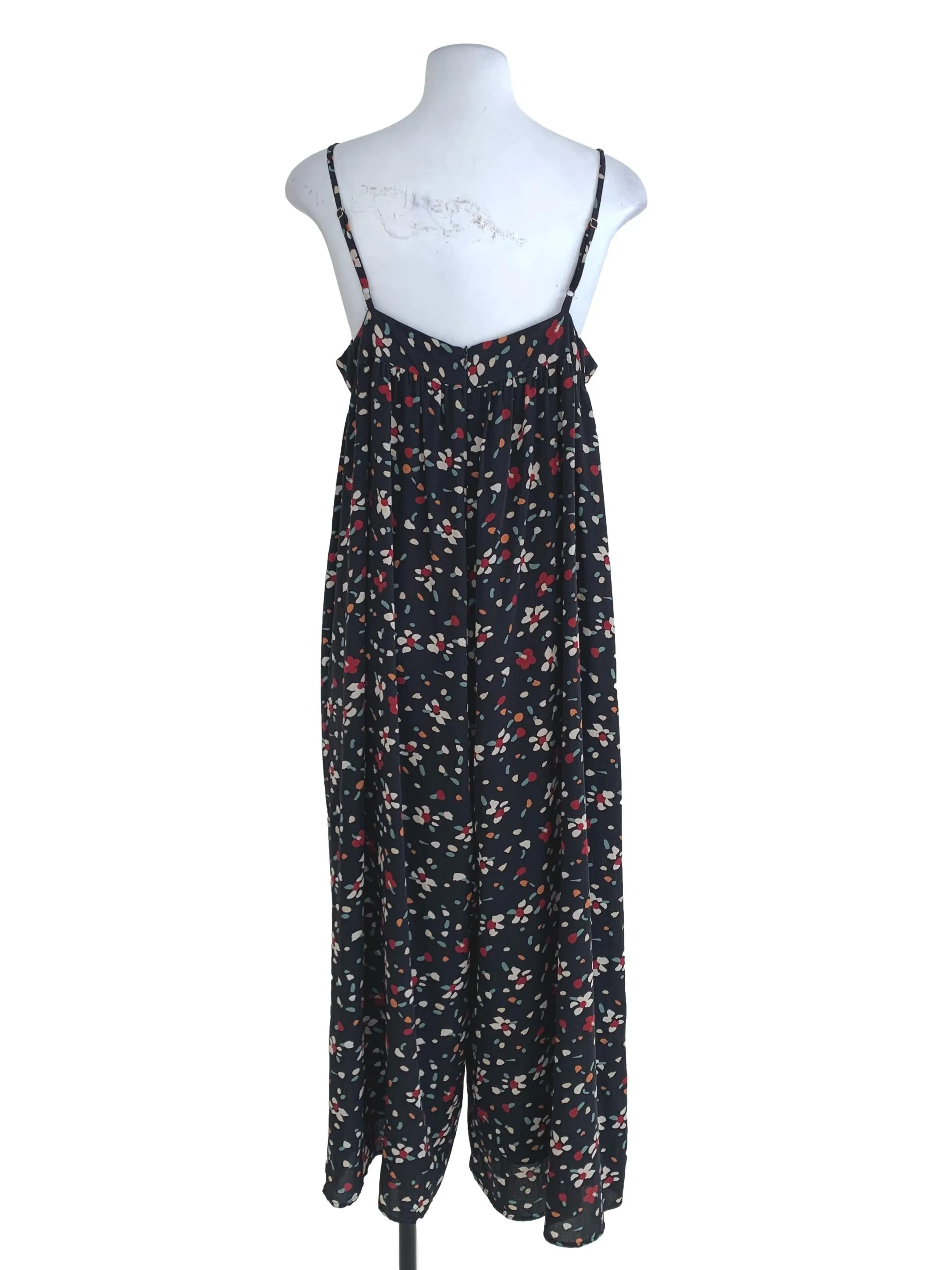 Black Floral Jumpsuit
