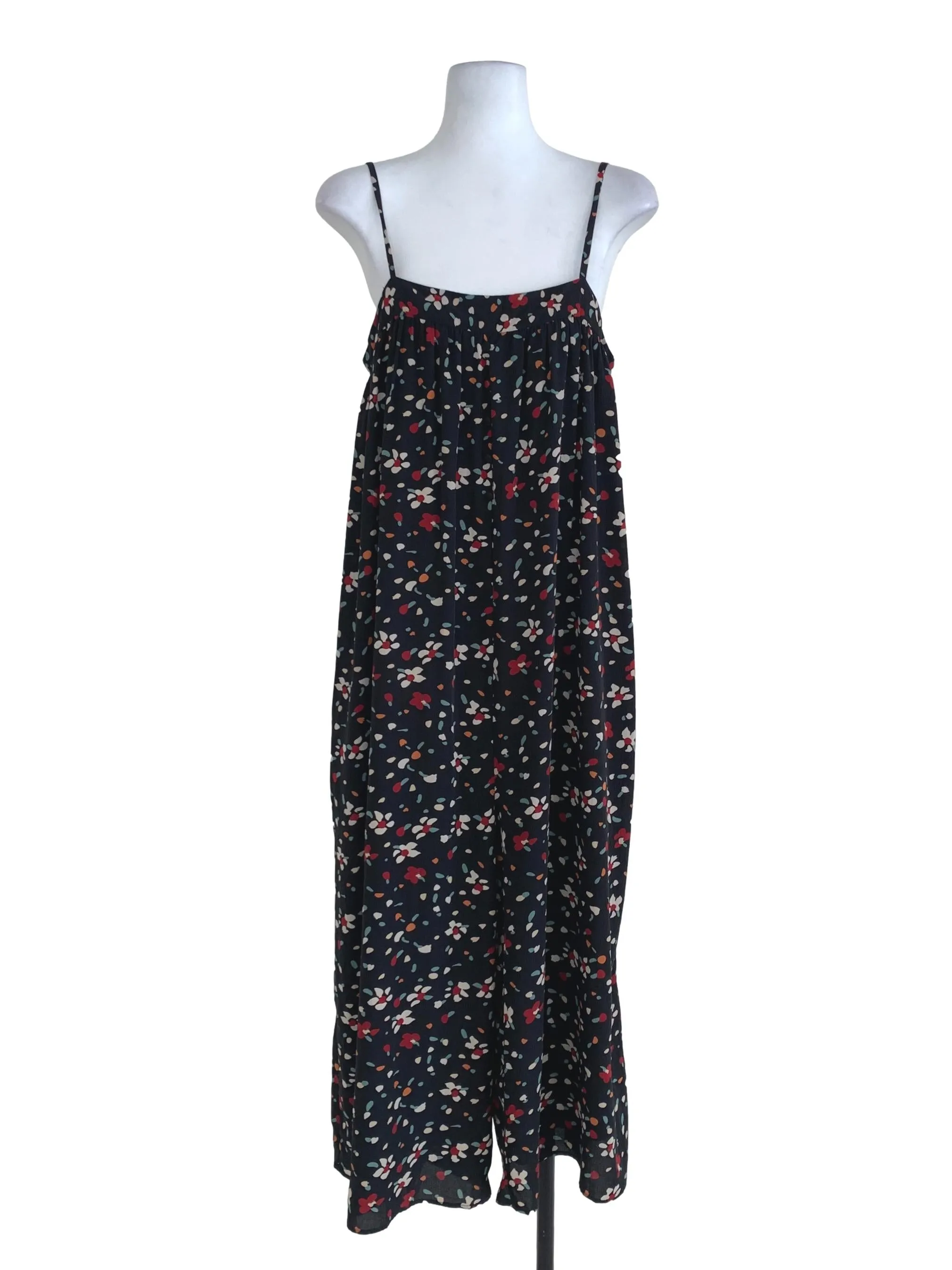Black Floral Jumpsuit