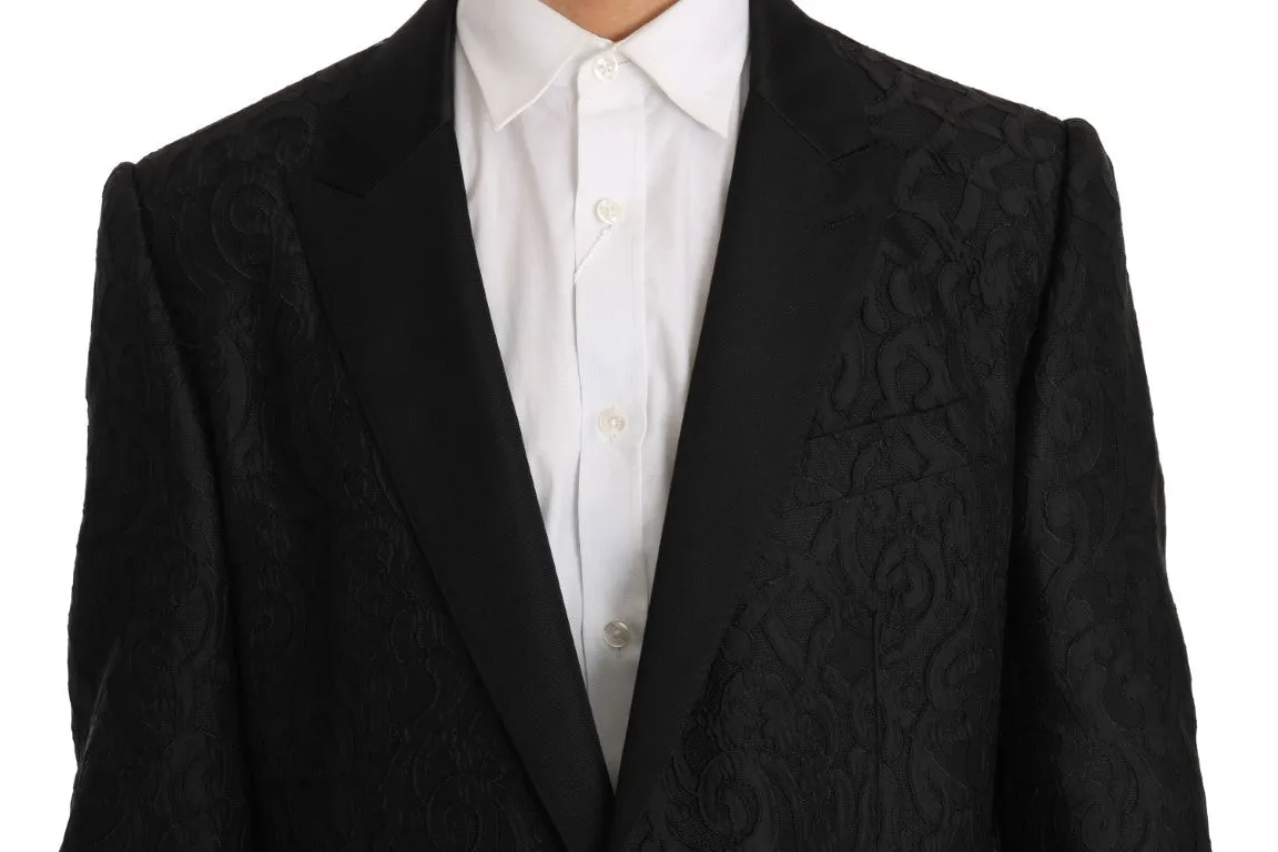 Black Jacquard MARTINI Blazer Jacket