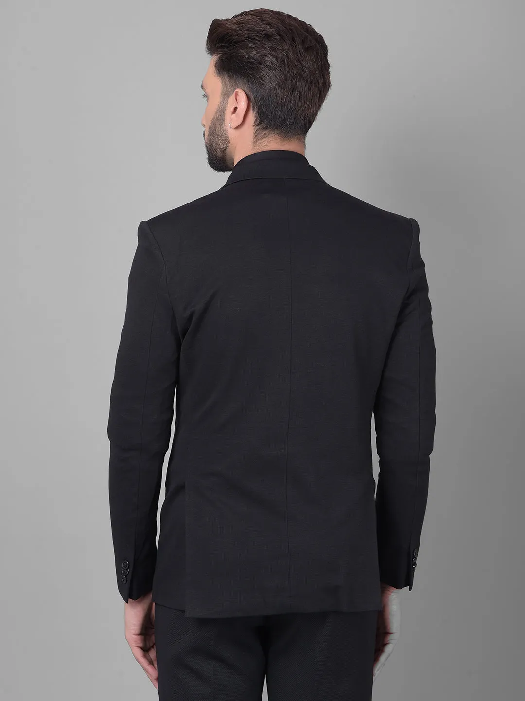 Black Single Breasted Blazer