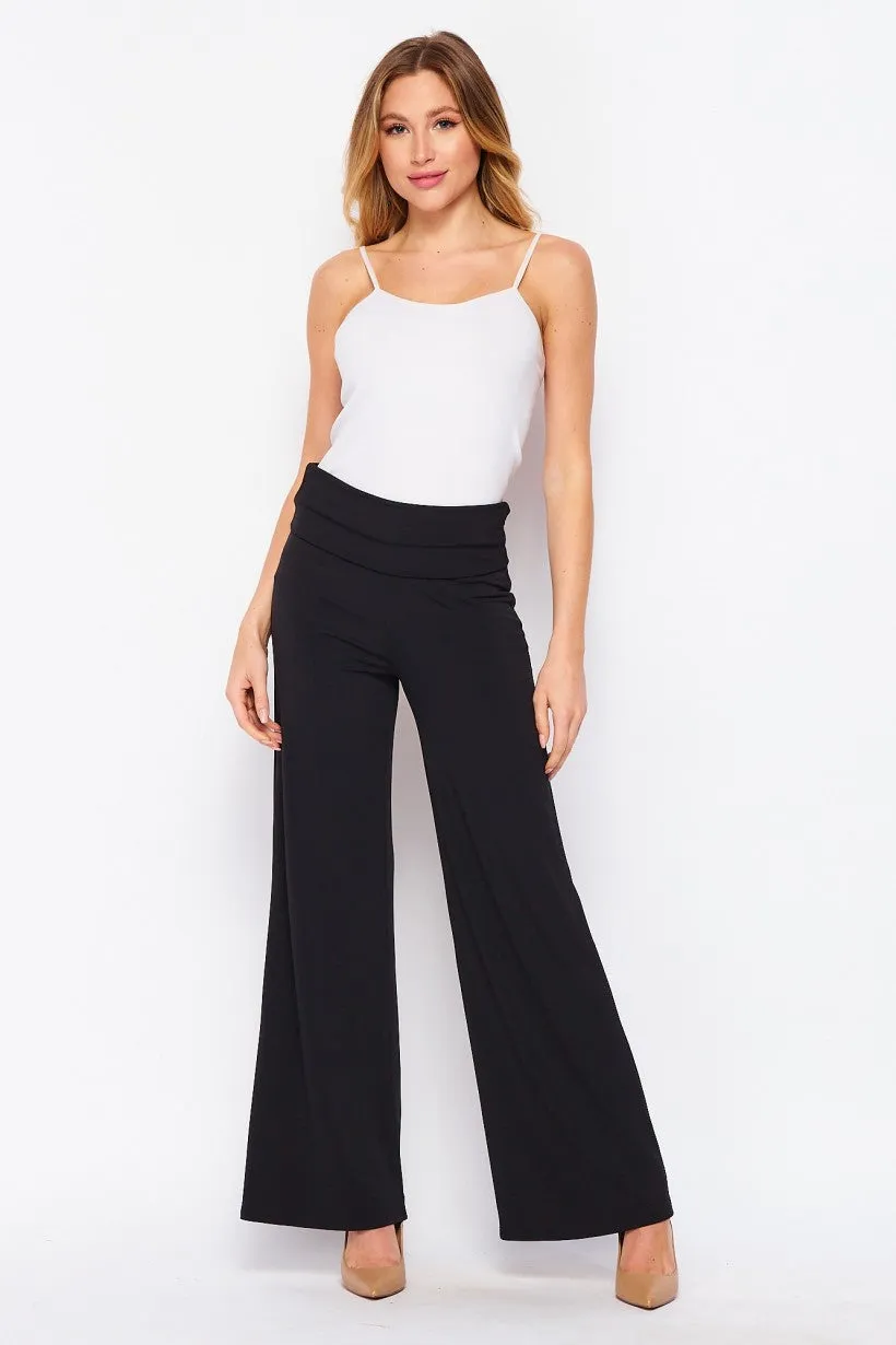 Black Wide Leg Dress Pants