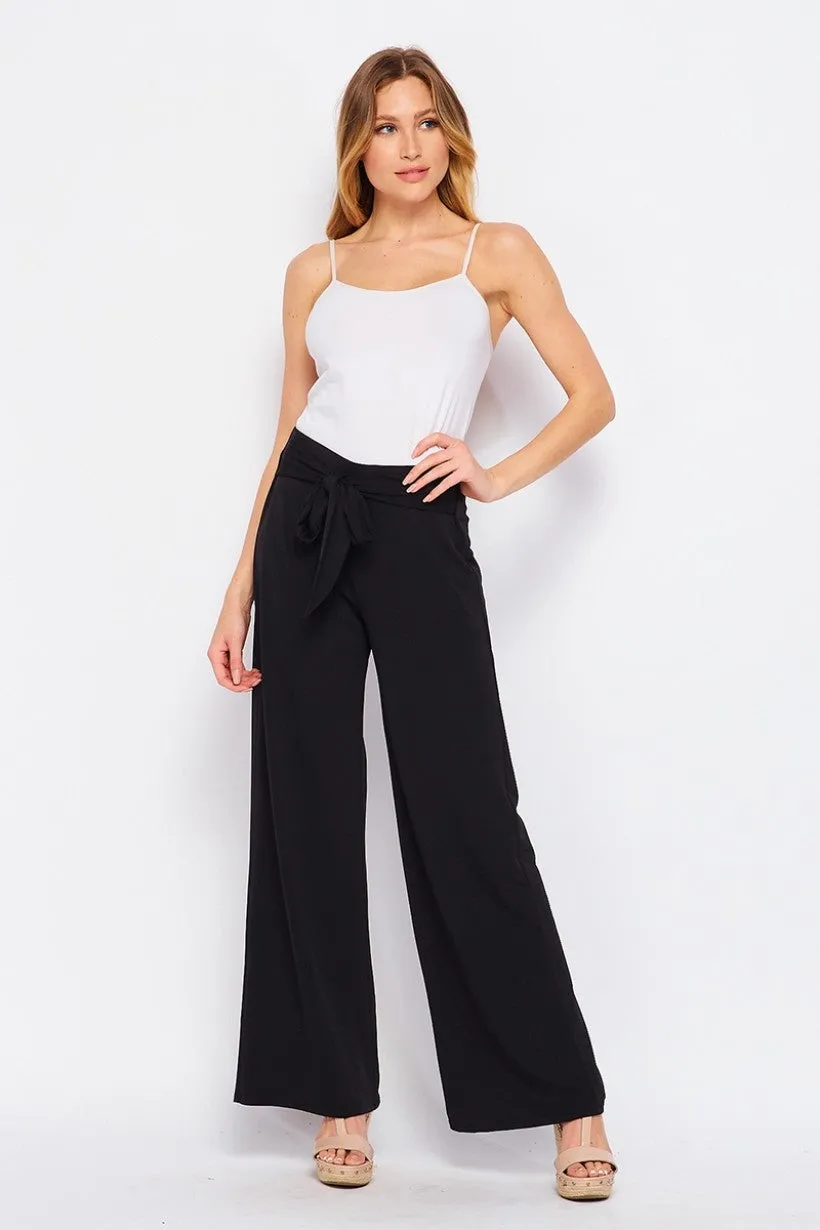 Black Wide Leg Dress Pants
