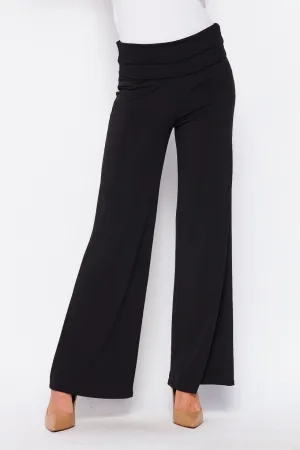 Black Wide Leg Dress Pants