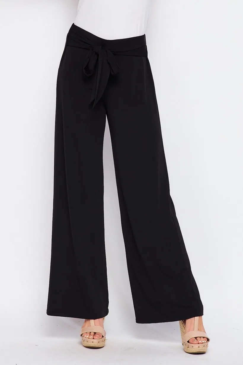 Black Wide Leg Dress Pants