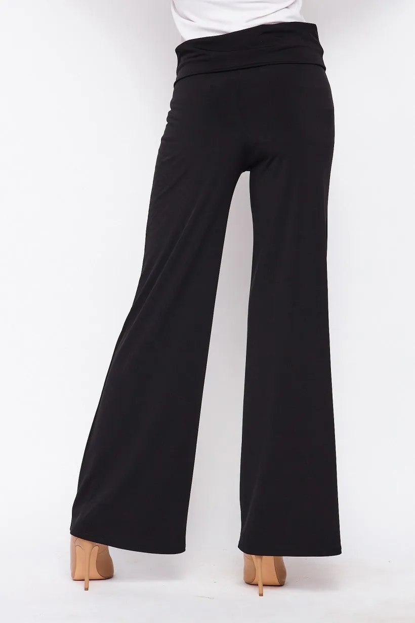 Black Wide Leg Dress Pants