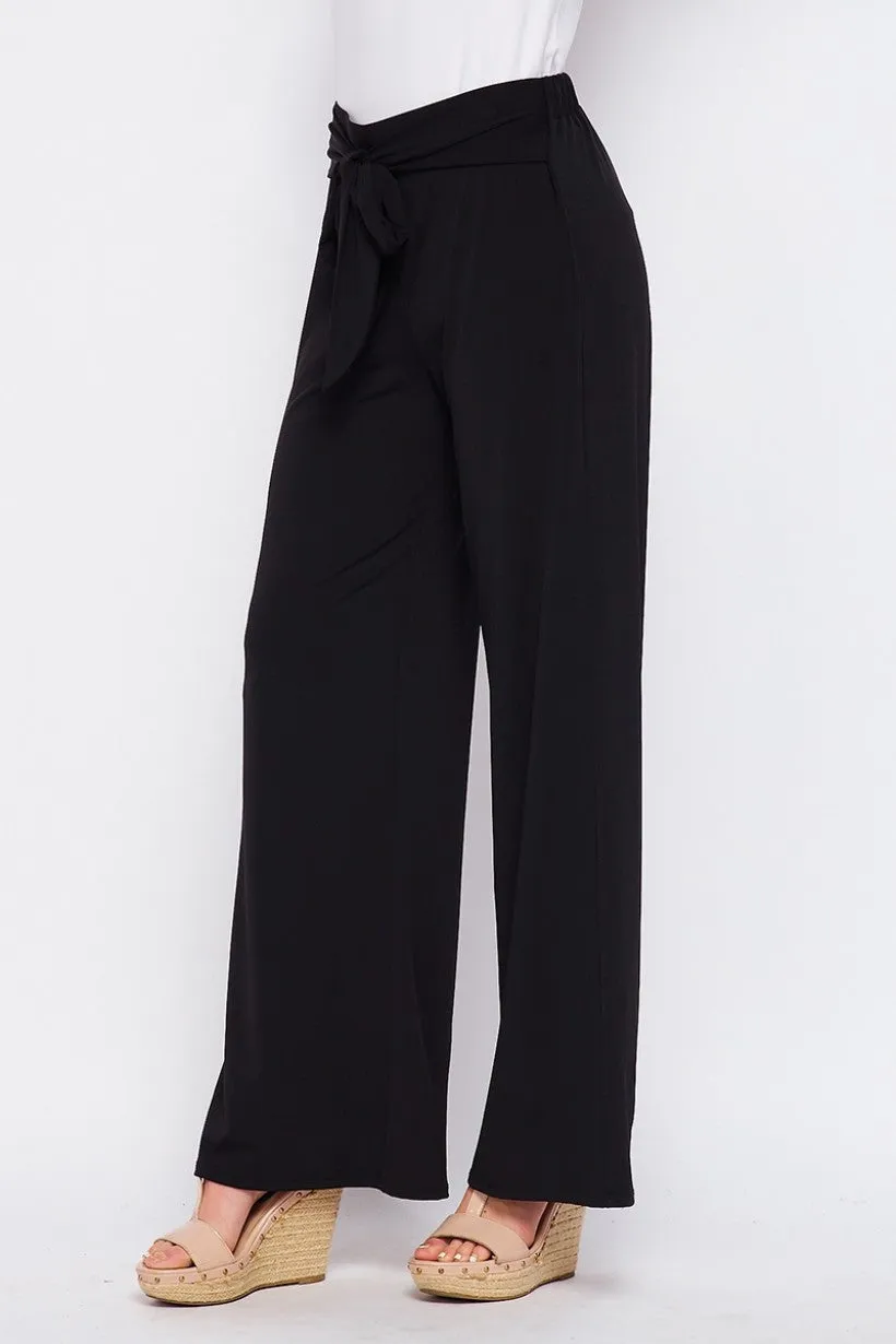 Black Wide Leg Dress Pants