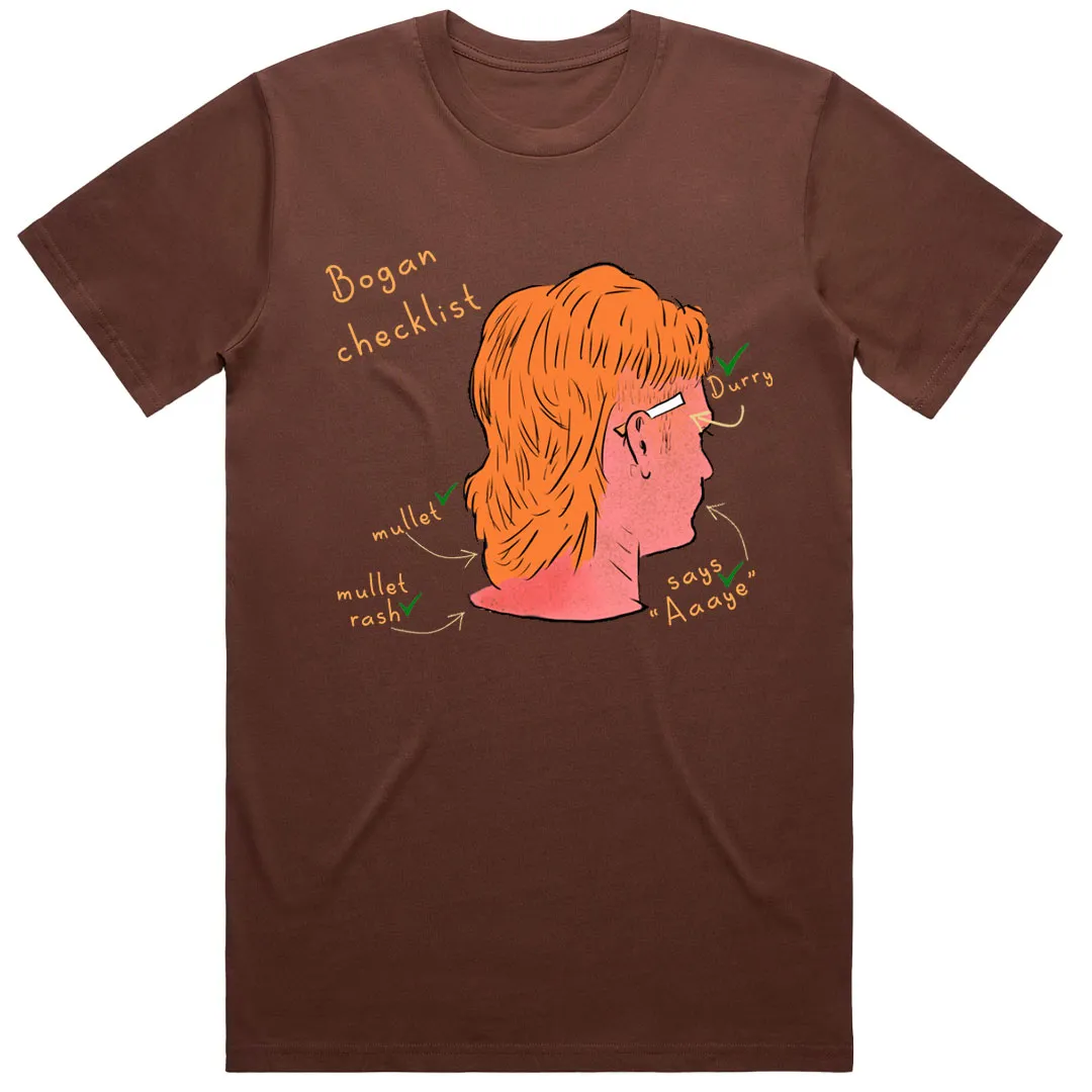 Bogan Checklist T-Shirt