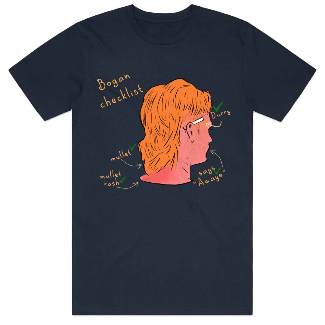 Bogan Checklist T-Shirt