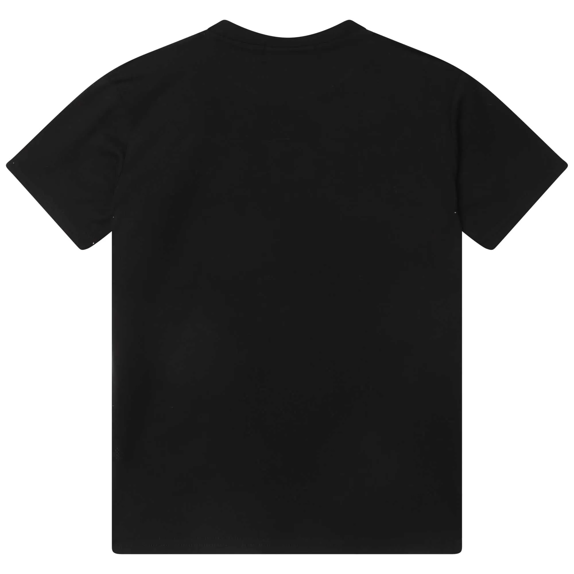 Boys Black Cotton Logo T-Shirt