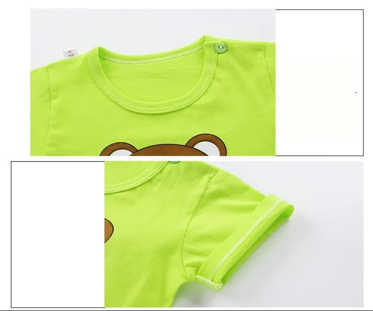 Brand Cotton Baby Boy Sets Leisure Sports Baby Boy T-shirt with Shorts Sets - Toddler Baby Boy Clothing
