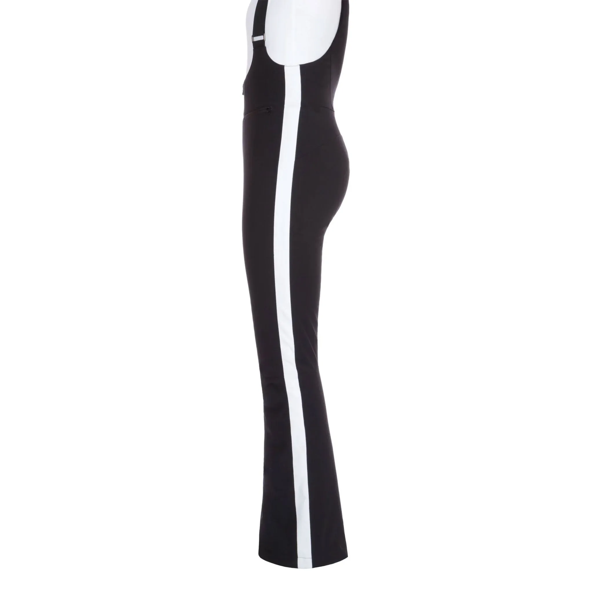 Brooke Pant in Black/White Stripes