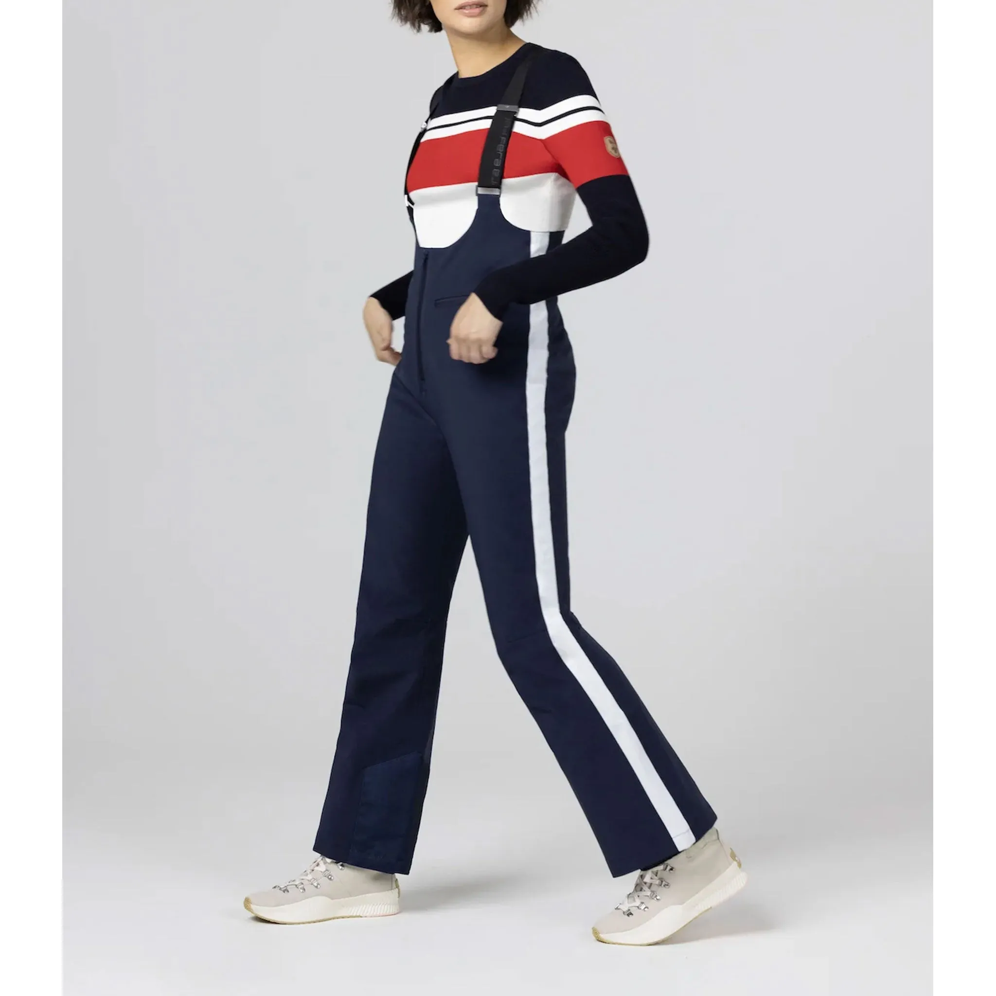 Brooke Pant in Navy/White Stripes