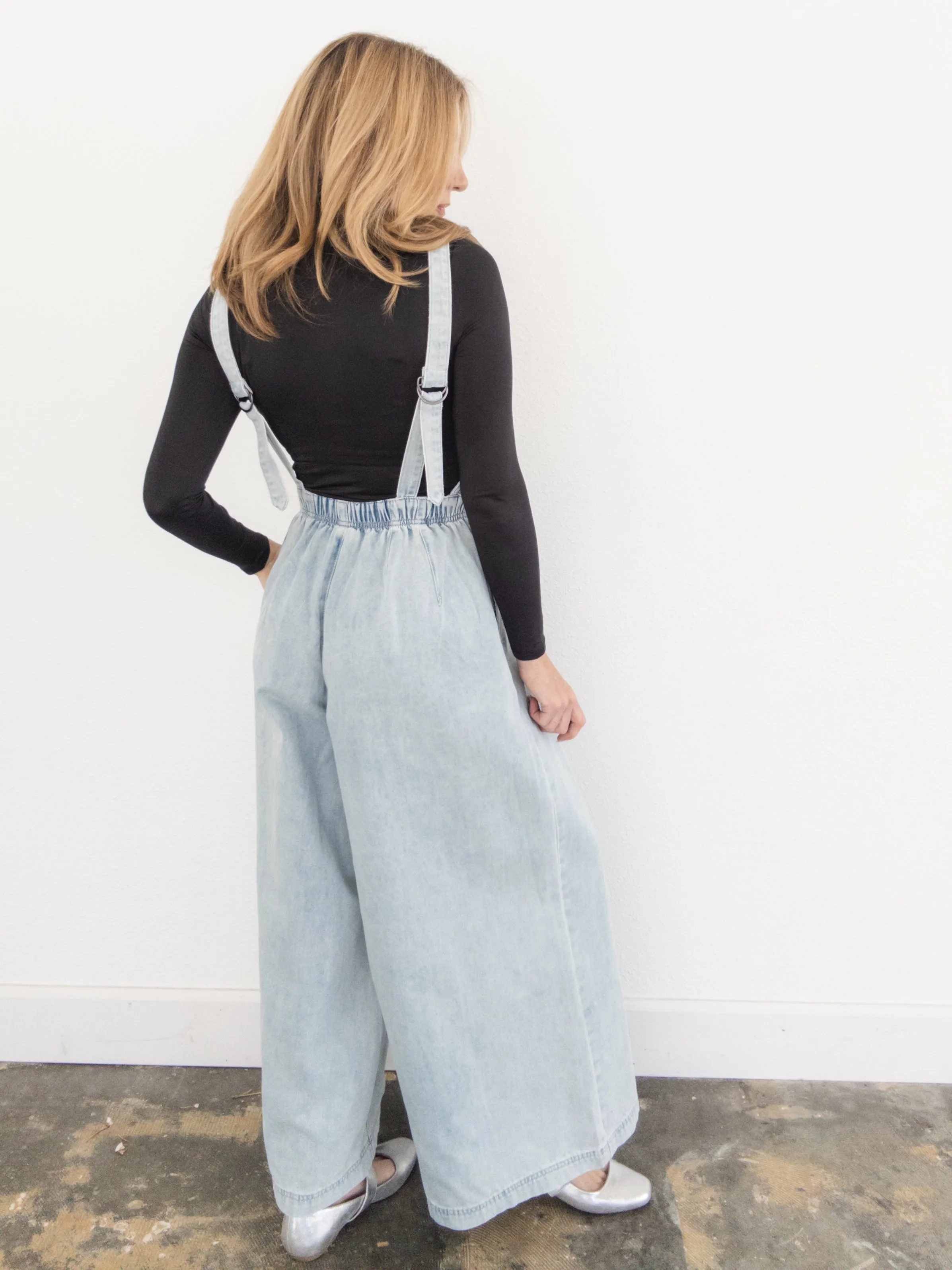 By And By Denim Jumpsuit