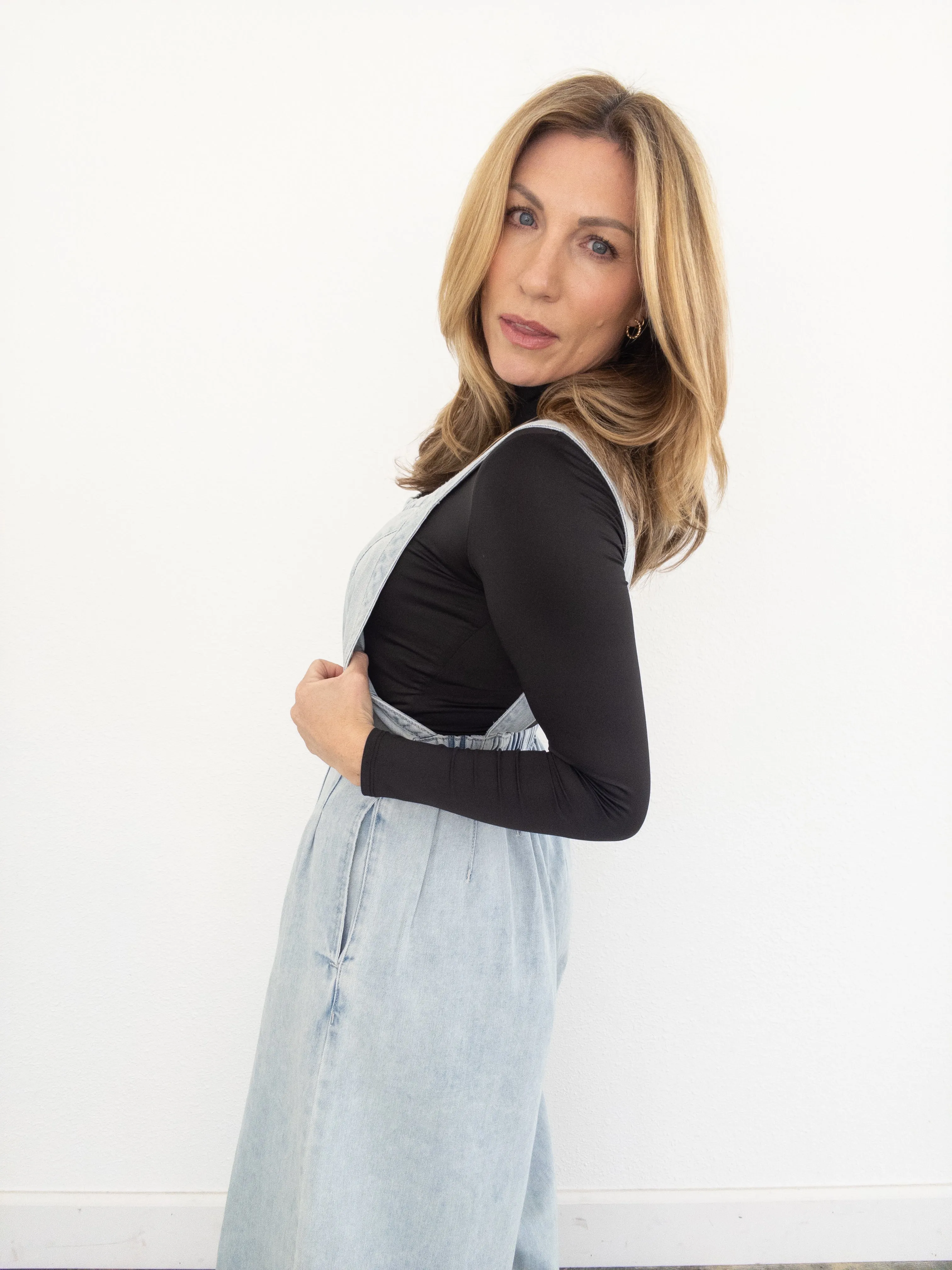 By And By Denim Jumpsuit
